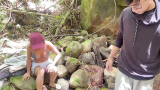 I Give a Cute Unknown Girl the Best Fuck of Her Life in the Jungle in Exchange for Giving Her Lodging - 3 image
