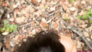 cum in my mouth after he fuck me today in the forest - 14 image