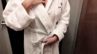 dickflash in the sauna a stranger watches and helps to masturbate - 6 image