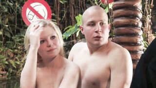 A chubby german babe pleasing a long cock near the pool - 14 image