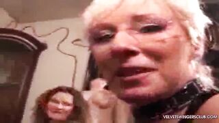 Velvet Swingers Club Euro gangbang - 15 image