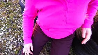 Happy Titslapping in the woods and parking lot - 13 image