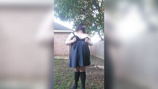 BBW Masturbates in Heels and Knee High Socks - 2 image