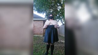 BBW Masturbates in Heels and Knee High Socks - 3 image