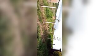 MATEUR BLOWJOB OUTDOORS, CUM ON THE MOUTH AND FACE.. CUMSHOT ON FACE - 10 image