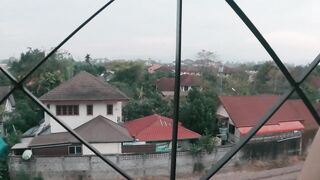 Cumming in my body suit Doggystyle Girlfriend in a blue body suit - 4 image