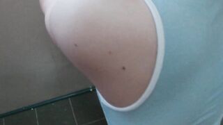 Cumming in my body suit Doggystyle Girlfriend in a blue body suit - 7 image