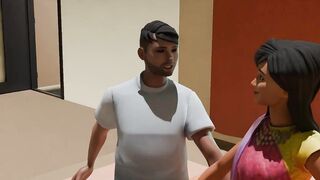 Sexy bangladeshi girl fuck with delivery boy dirty sex, cartoon video.