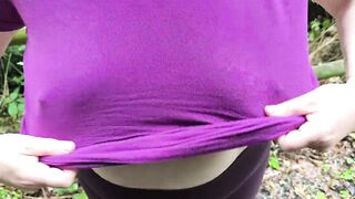 Hard Titslapping near the pond - 14 image