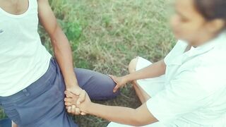 Indian sexy Nurse sex With patient, indian nurse sex with patient , desi sarakari nurse outdoor fucked by patient Hindi HD - 5 image