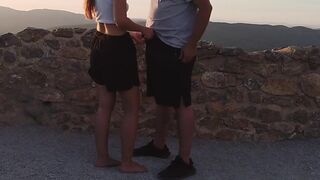 He Fucks Me in the Castle with a Plug in My Ass, and We Get Watched - 4 image