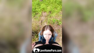 I ejaculated in her mouth in the woods - 14 image