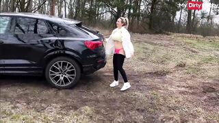 Public anal fuck with busty German - MyDirtyHobby - 3 image