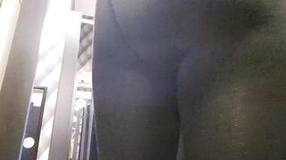 open curtain in fitting room public flashing of tits - 11 image