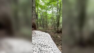 Into the Woods with a Crack Skank a Creampie for a Jackson - 7 image
