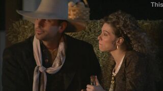 Red milf Jesse V outdoor fucking