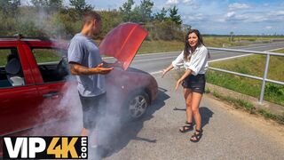 VIP4K. George Uhl roughly fucked a young girl in the woods - 1 image