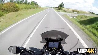 VIP4K. George Uhl roughly fucked a young girl in the woods - 3 image