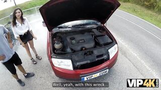 VIP4K. George Uhl roughly fucked a young girl in the woods - 4 image