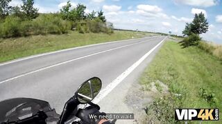 VIP4K. George Uhl roughly fucked a young girl in the woods - 7 image