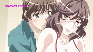 Stepbrother Fucking Brunette Milf In The Fitting Room - Hentai - 13 image