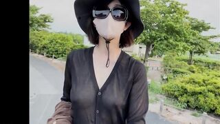 Street Walking wear transparent clothes. - 12 image