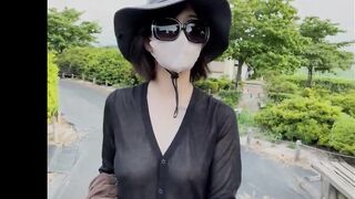 Street Walking wear transparent clothes. - 14 image