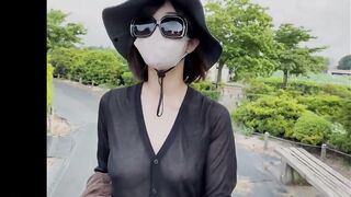 Street Walking wear transparent clothes. - 15 image