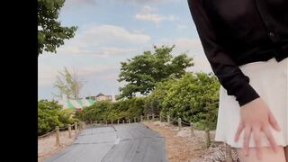 Street Walking wear transparent clothes. - 2 image