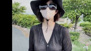 Street Walking wear transparent clothes. - 5 image