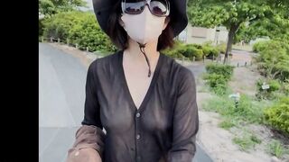 Street Walking wear transparent clothes. - 9 image