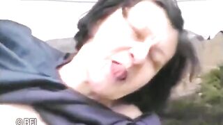 Outdoor sex with my granny - 13 image