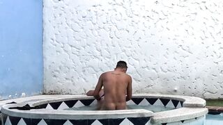 HUGE ASS LATINA GETS OUTDOOR SEX WITH BLOWJOB AND PUSSY DILDO INCLUDED UNTIL ORGASM - 13 image