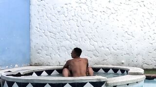 HUGE ASS LATINA GETS OUTDOOR SEX WITH BLOWJOB AND PUSSY DILDO INCLUDED UNTIL ORGASM - 15 image