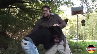 Curvy German Babe Loves Fucking Outdoors - 6 image