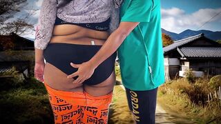 Neighbor Muslim Big Ass &amp; Huge Pussy Friends Fucked on Egypt Village Street! - 7 image