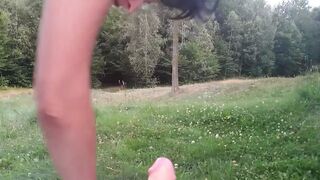 Behold my smooth and shaved polish cunt destroyed by a giant and enormous dildo in my newest video. - 1 image