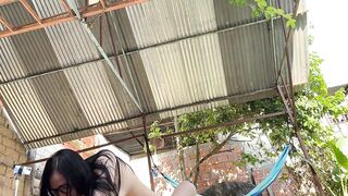 Filling My Stepcousin with Milk in the Back When Her Parents Are Not There - 7 image