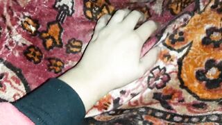 My girlfriend woke me up with cunnilingus in a tent on Halloween night - Girls fly orgasm - 15 image