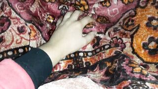 My girlfriend woke me up with cunnilingus in a tent on Halloween night - Girls fly orgasm - 3 image