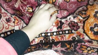 My girlfriend woke me up with cunnilingus in a tent on Halloween night - Girls fly orgasm - 4 image