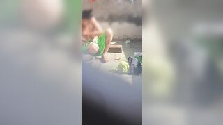 The stepbrother saw his older stepsister bathing in the open bathroom - 12 image