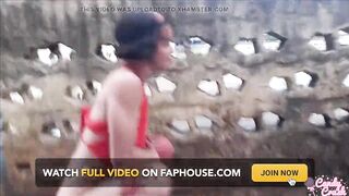 Peeing and Sucking in a Outdoor Square - 9 image