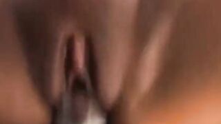 Black German babe rides big dick in nature - 8 image