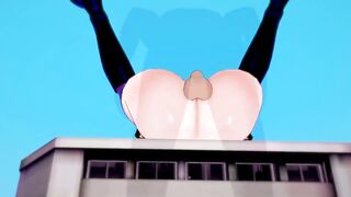 Sex with a giant Kayama Nemuri - 3D Hentai - 10 image