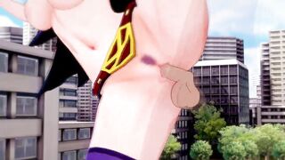 Sex with a giant Kayama Nemuri - 3D Hentai - 15 image