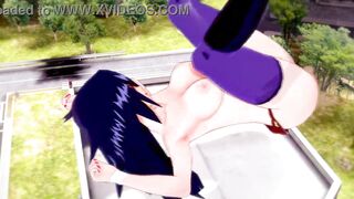 Sex with a giant Kayama Nemuri - 3D Hentai