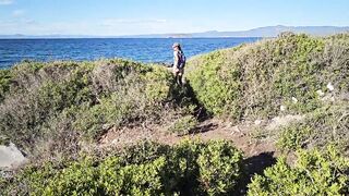 Totaly NUDE fishing # Fishing rod Public masturbation - 2 image