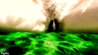Sexy Hairy Milf Puts Two Eggs In Her Pussy And Squeezes Them Out In The Sea - 14 image