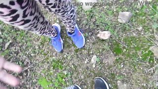 A submissive Turkish muslim cuckold wife has outdoor sex with horny stepson - 4 image